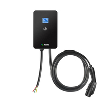 Chargeur de voiture GB Plug Small Wallbox 32A 7KW AC ev de haute qualité 