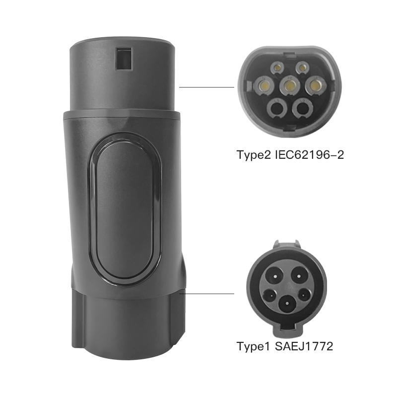 Adaptateur de connecteur EV Type1-Type2 32A 250V AC